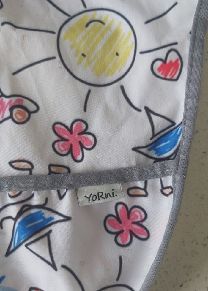 Yorni marka bebek mama önlüğü  - Görsel 4