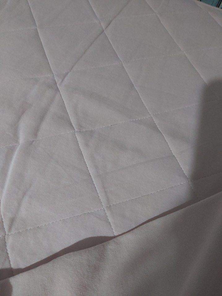 Pembe Düz Kapitone Yatak alezi - Görsel 3