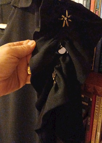 Kısa Kollu Siyah boydan elbise - Görsel 3