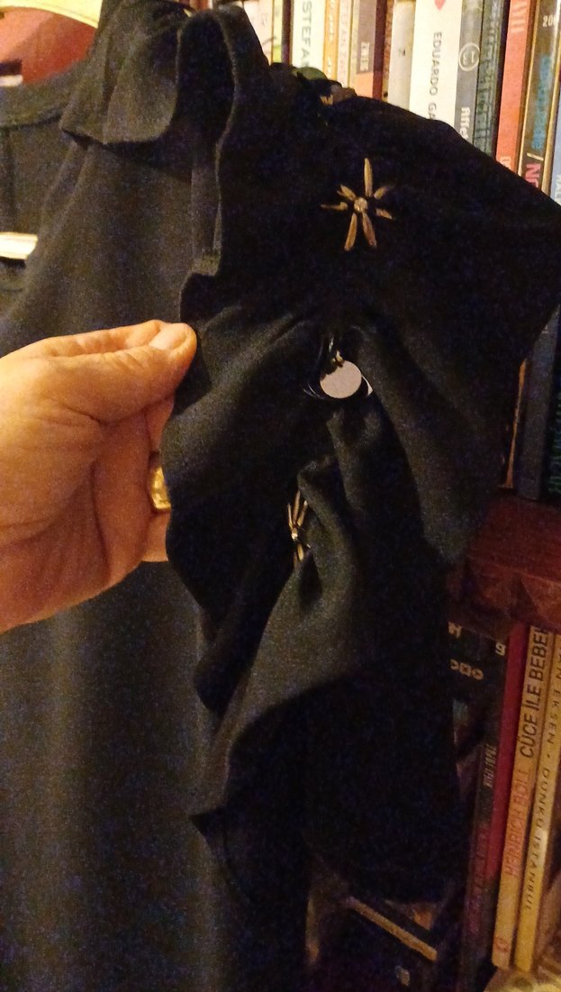 Kısa Kollu Siyah boydan elbise - Görsel 3