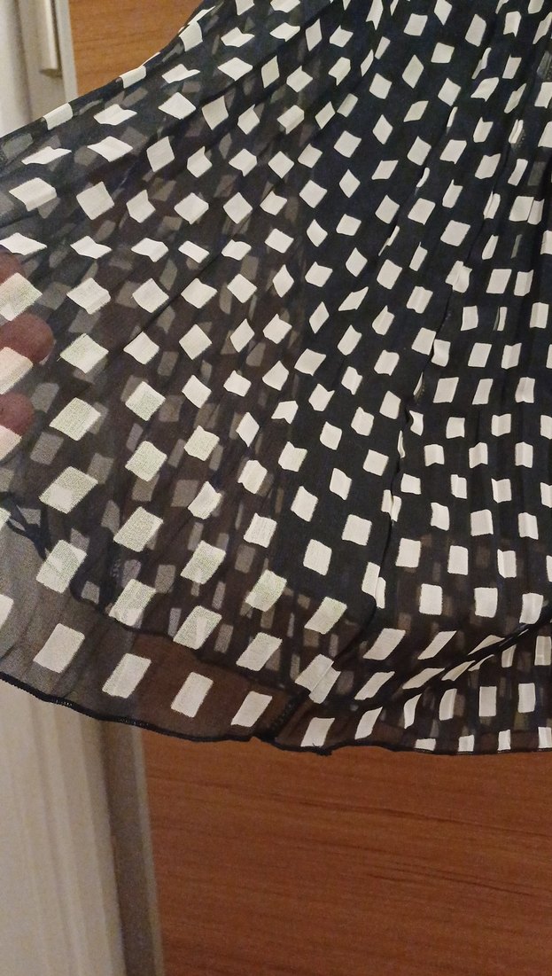 Kadın Siyah Pilili Uzun Etek - Görsel 2