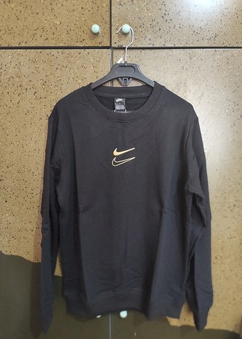 Siyah Nike Erkek Uzun Kollu Sweatshirt