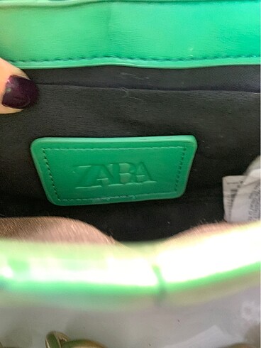  Beden yeşil Renk Zara çanta
