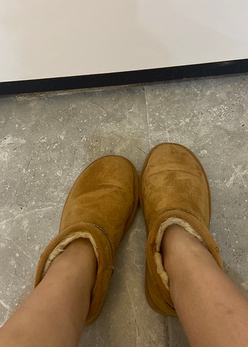 Ugg Ugg Kürklü Taba Süet bot