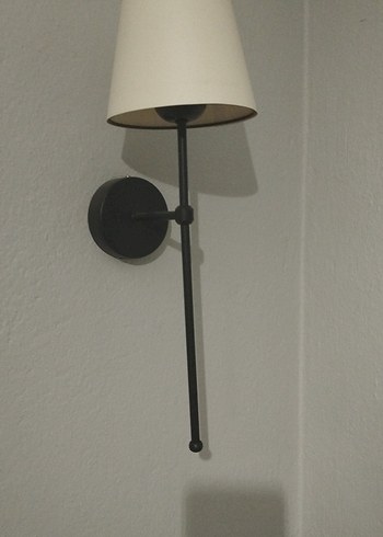 Ikea Bej Renkli Duvara Monte Abajur