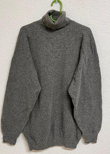 American Vintage Gri Kadın Boğazlı Yün Kazak