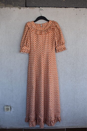 Oversıze vintage elbise