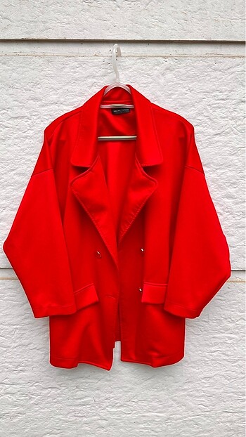 Kırmızı ceket blazer