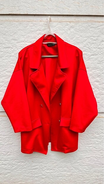 Zara Kırmızı ceket blazer