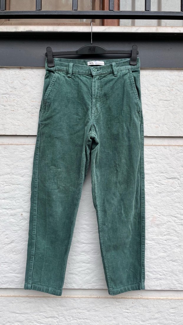 Gri Yeşil Denim Erkek Pantolon - Görsel 2