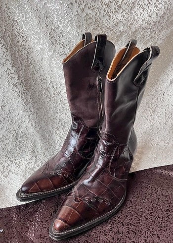 Kovboy erkek deri ayakkabı - Görsel 9