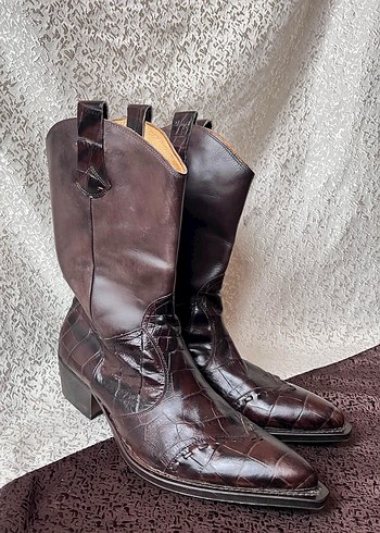 Kovboy erkek deri ayakkabı - Görsel 7