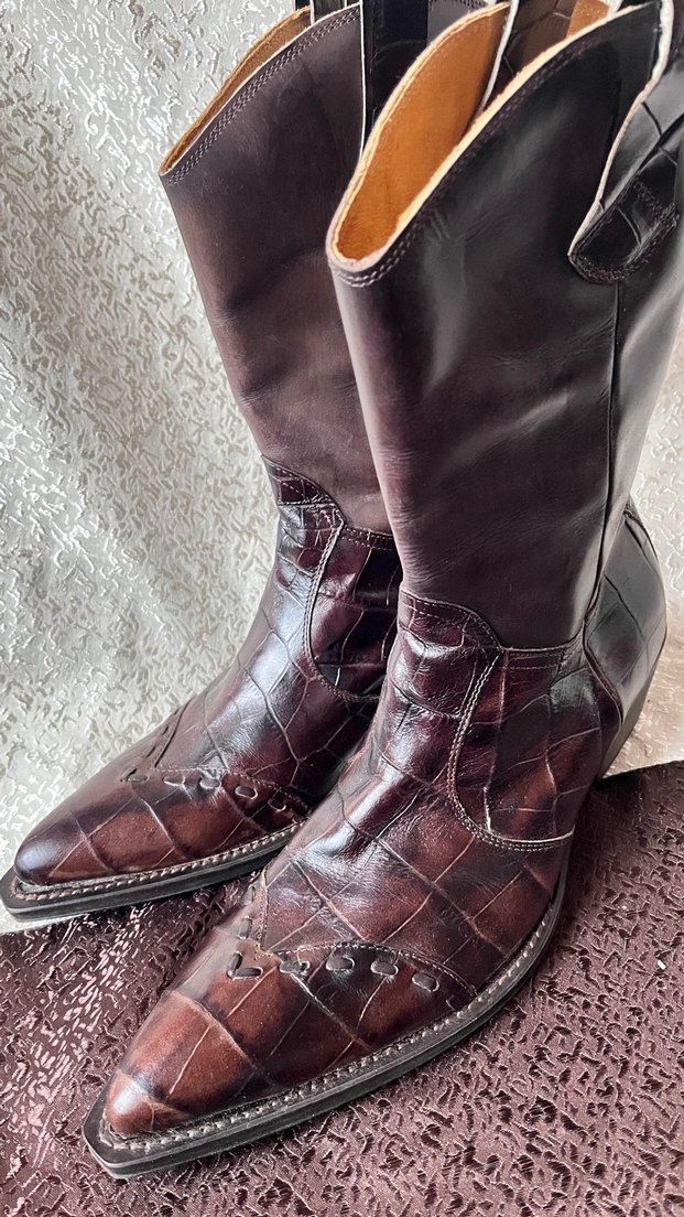 Kovboy erkek deri ayakkabı - Görsel 4