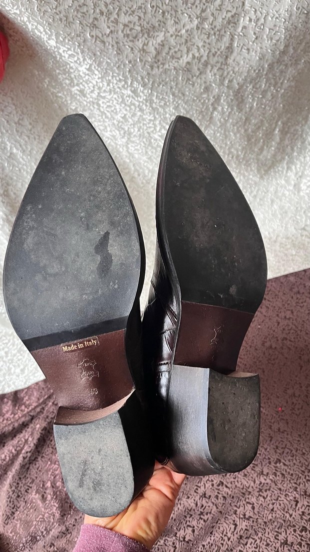 Kovboy erkek deri ayakkabı - Görsel 5