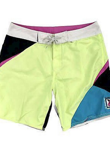 Renkli Mini Erkek Plaj Şortu - Görsel 8