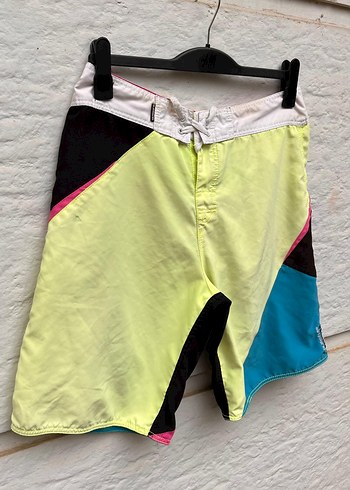 Renkli Mini Erkek Plaj Şortu - Görsel 5