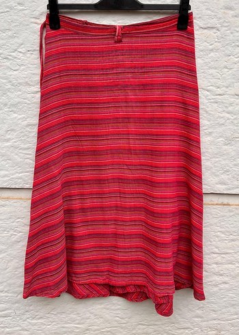 Renkli Çizgili Bohem Hamile Eteği - Görsel 8