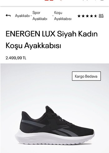 ENERGEN LUX Siyah Kadın Koşu Ayakkabısı