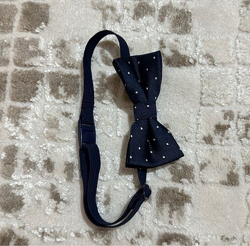 3 Ay Beden lacivert Renk H&M papyonlu set