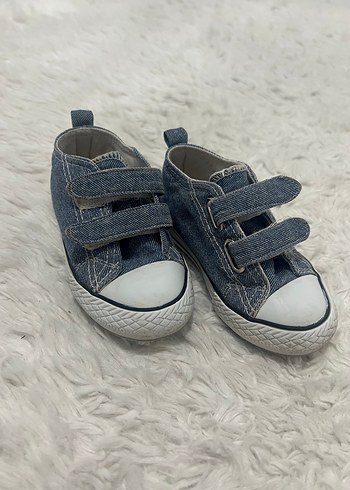 Mavi Kadife Erkek Çocuk Spor Ayakkabı