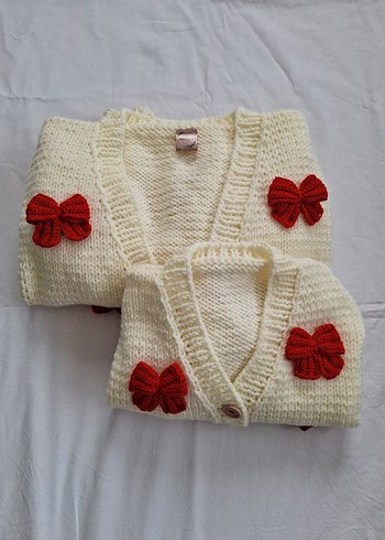 fiyonklu yetişkin crop hırka - Görsel 2