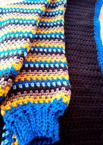 Etnik Desenli Örgü Kahverengi Erkek Hırka - Görsel 4