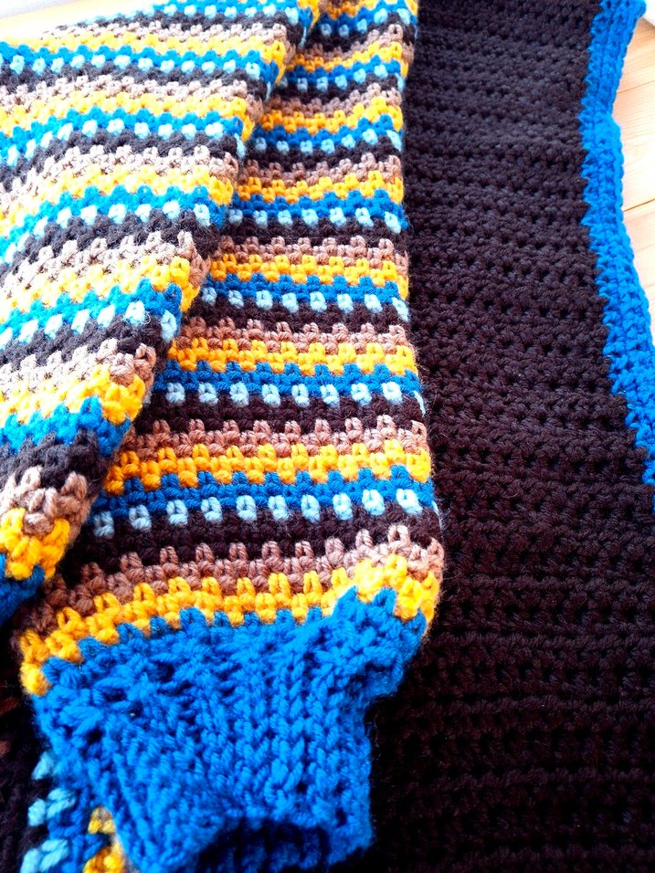 Etnik Desenli Örgü Kahverengi Erkek Hırka - Görsel 4