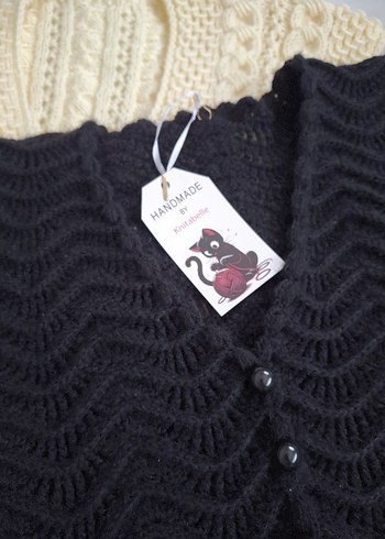 çeyizlik ve günlük örgü yelek - Görsel 3