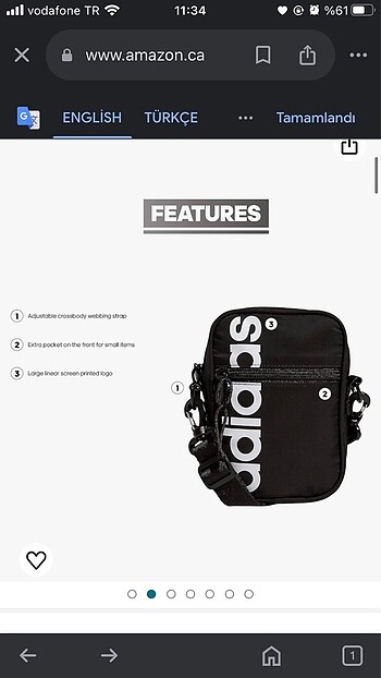 Adidas Orijinal Çanta