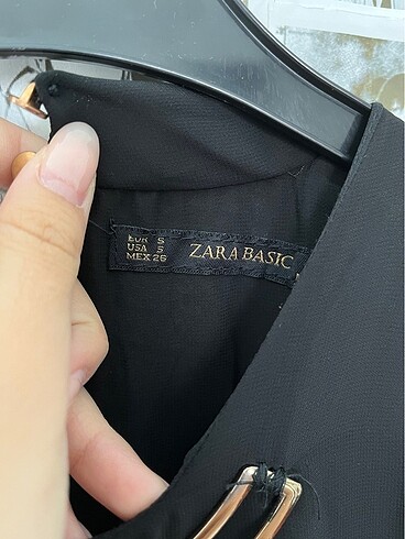 s Beden siyah Renk Zara Kısa Tulum