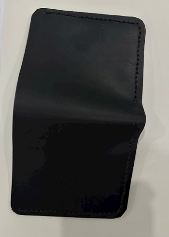 Sade Siyah Hakiki Deri Erkek Cüzdanı - Görsel 6