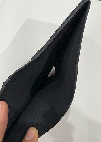 Sade Siyah Hakiki Deri Erkek Cüzdanı - Görsel 5