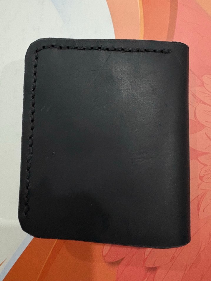 Sade Siyah Hakiki Deri Erkek Cüzdanı - Görsel 2