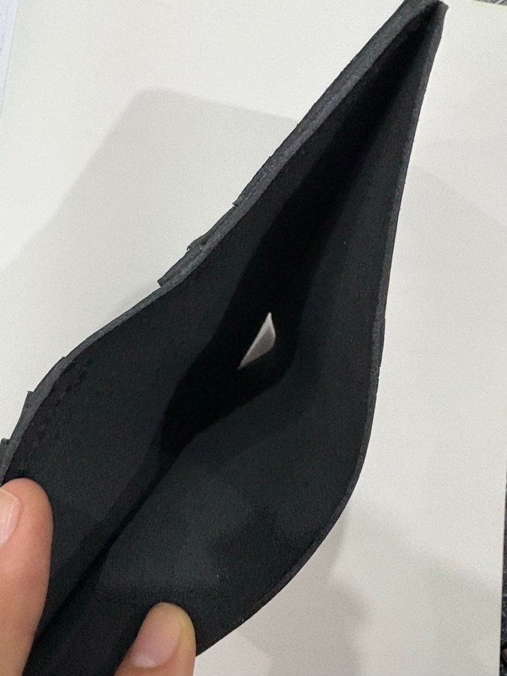 Sade Siyah Hakiki Deri Erkek Cüzdanı - Görsel 5