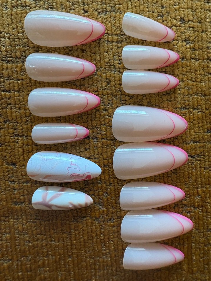 Renkli Çeşitli Takma Tırnak Seti - Görsel 3