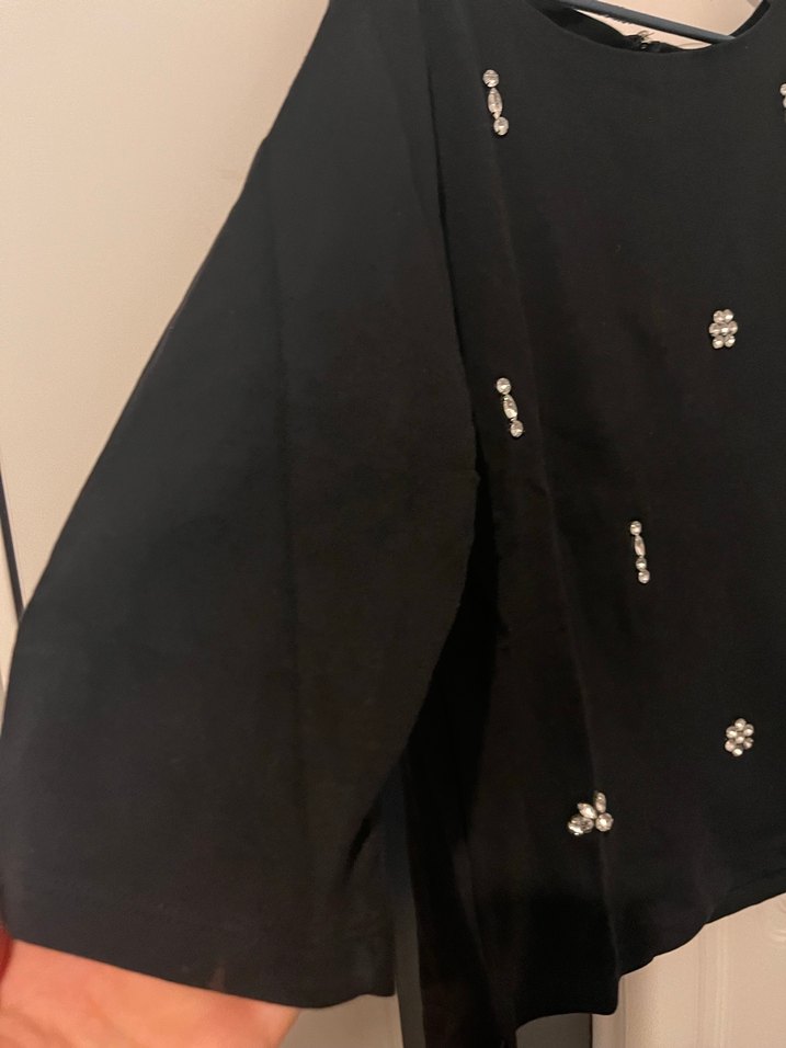 Siyah Kadın Bluz - Görsel 2