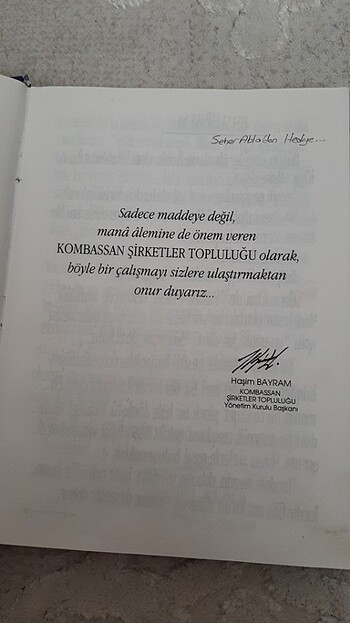 Beden Renk Her Şey Onu Anlatıyor, Kitap, 1995 Kombassan Ortaklar Toplantısı