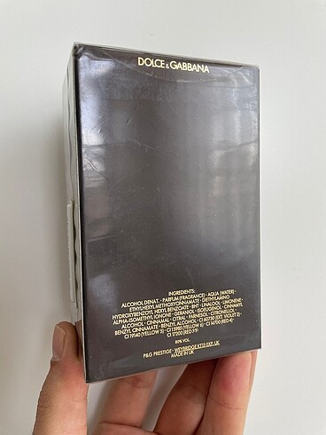 Beden DOLCE&GABBANA EXCLUSIVE EDITION THE ONE