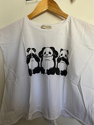 Diğer Panda Baskı Tshirt