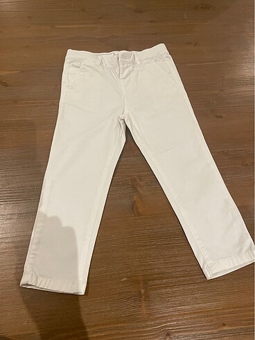 MANGO cotton kumaş cepli pantolon