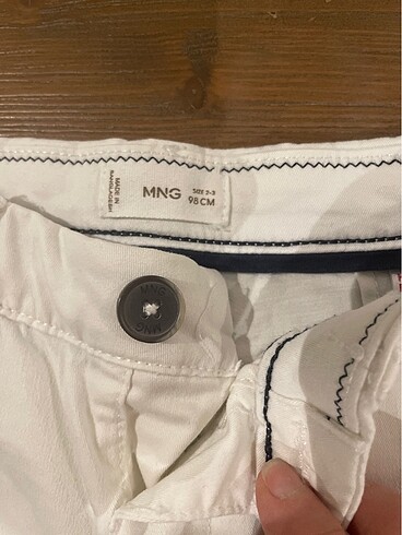 Mango MANGO cotton kumaş cepli pantolon