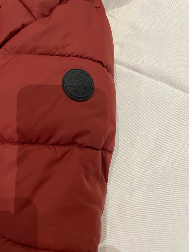 MANGO,Kapüşonlu Bordo Erkek Çocuk Mont - Görsel 2