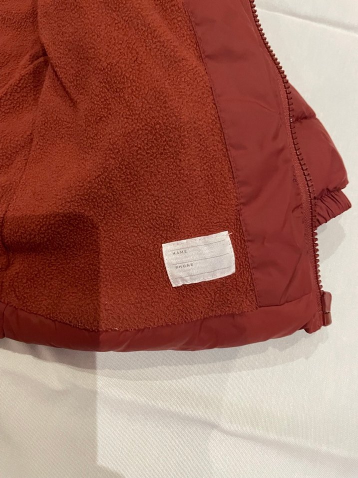 MANGO,Kapüşonlu Bordo Erkek Çocuk Mont - Görsel 5