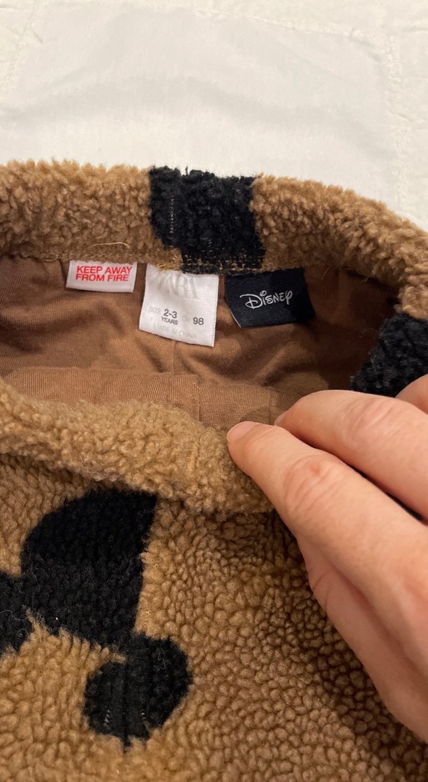 ZARA Kahverengi Tüylü Erkek Çocuk pantolon - Görsel 4