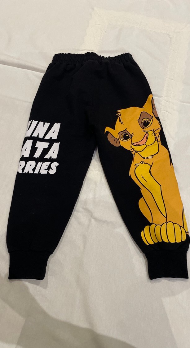 ZARA Erkek Çocuk Siyah Baskılı Rahat Eşofman Altı - Görsel 2