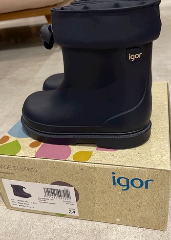 24 Beden IGOR Erkek Çocuk LACİVERT Kauçuk Bot