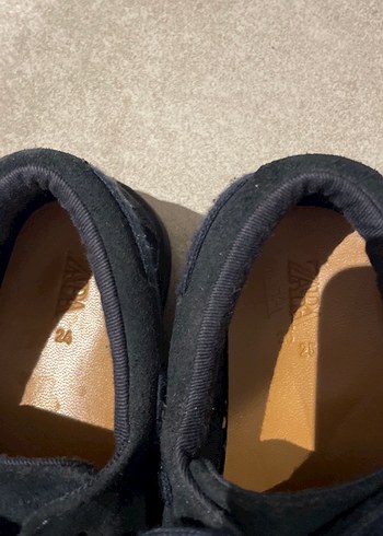 ZARA Erkek Çocuk Lacivert Süet Ayakkabı - Görsel 5