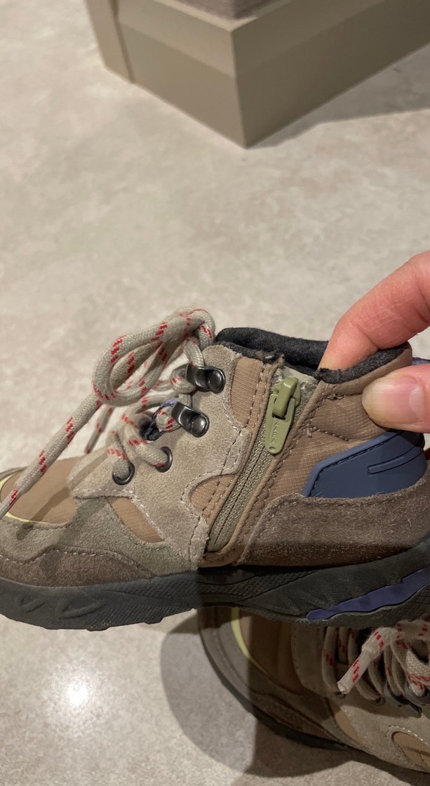 ZARA Gri Kahverengi Erkek Çocuk Botu - Görsel 5