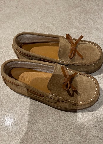 ZARA Kahverengi Süet Erkek Çocuk Özel Ayakkabı - Görsel 2