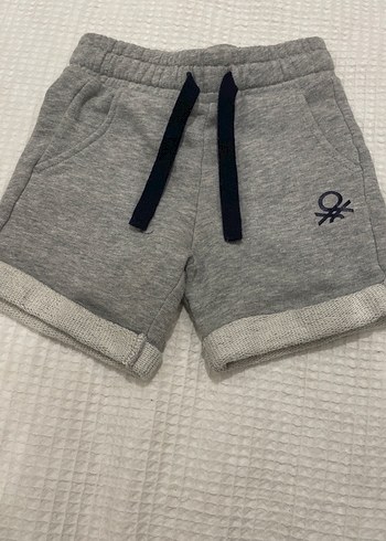 BENETTON marka Gri Erkek Çocuk Rahat Kesim Şort